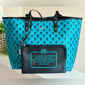 SOLD. Coach Badlands Reversible City Tote NWT